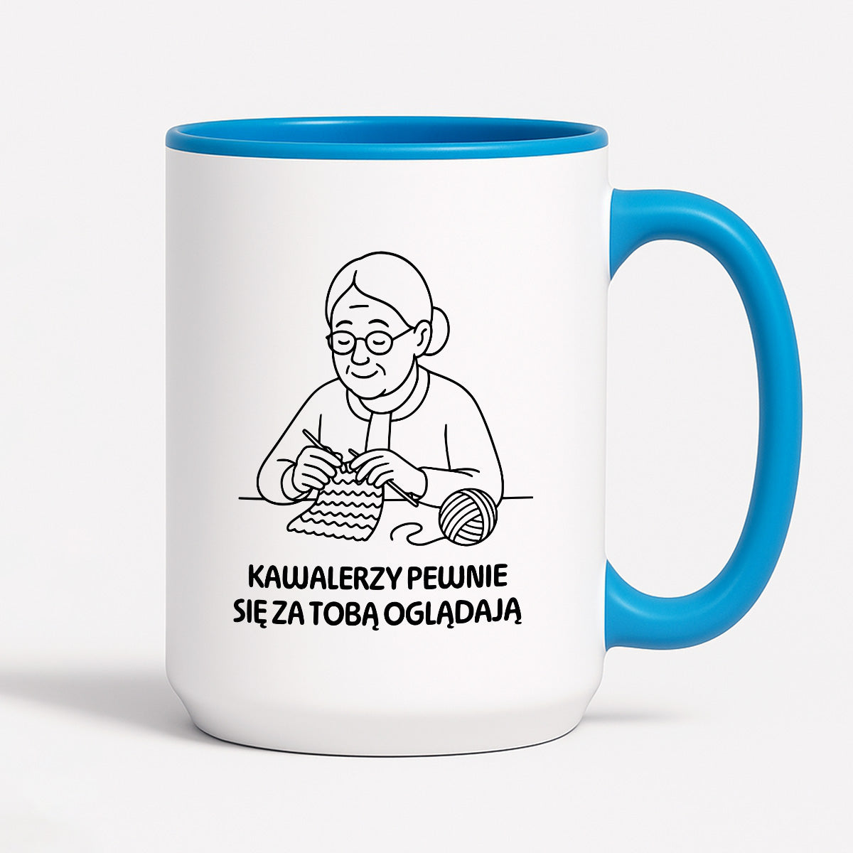Kubek dla Babci / Dziadka - "Kawalerzy pewnie się za Tobą oglądają"