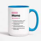 Kubek z nadrukiem - "Mama 5/5" z imieniem