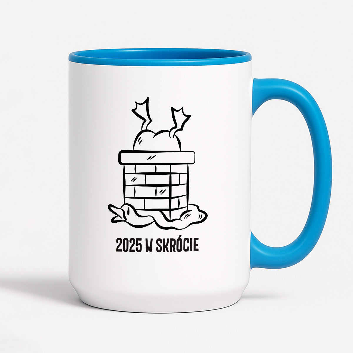 Kubek świąteczny z GĄSKĄ - "2025 W SKRÓCIE"
