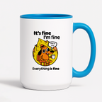 Kubek z nadrukiem - "It's fine, I'm fine, Everything is fine"