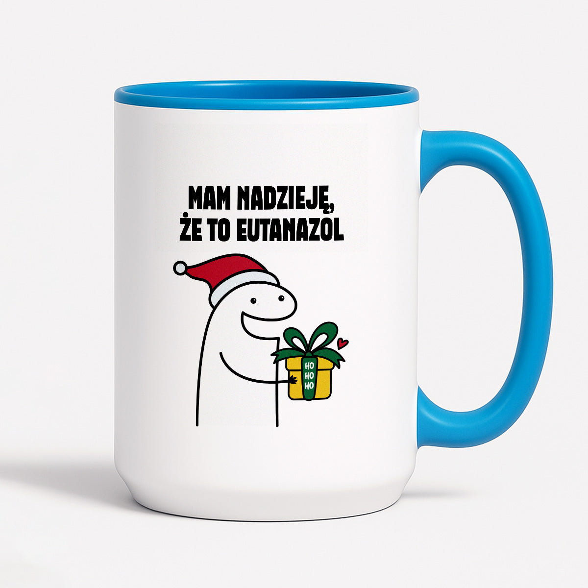 Kubek świąteczny mem "Mam nadzieję, że to Eutanazol"