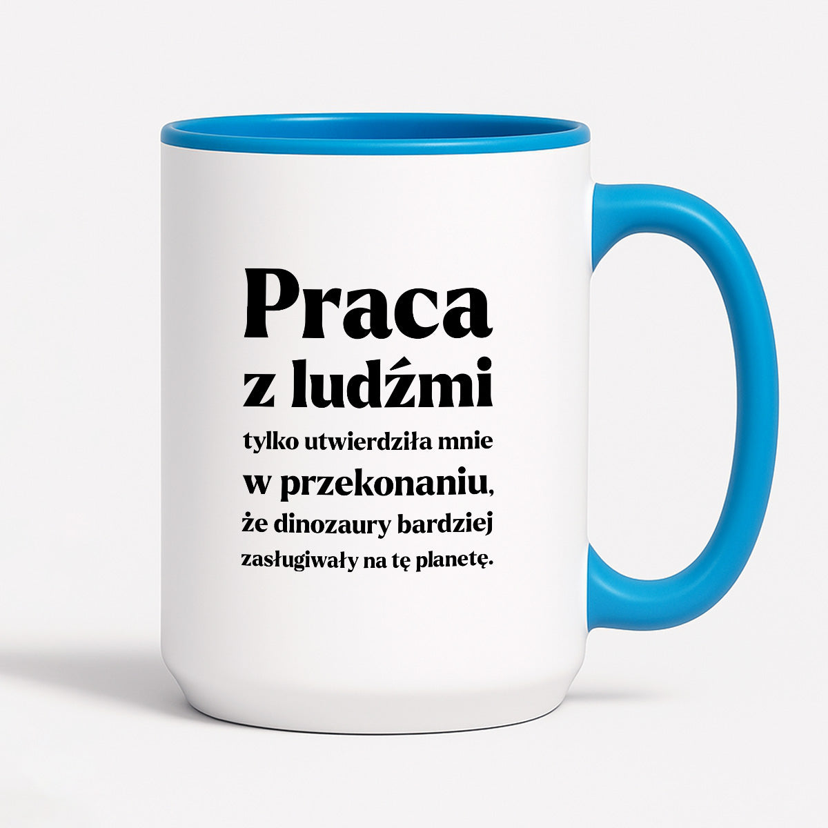 Kubek z nadrukiem - "PRACA Z LUDŹMI"