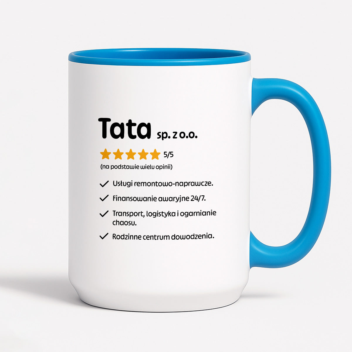 Kubek z nadrukiem - "Tata spółka z o.o."