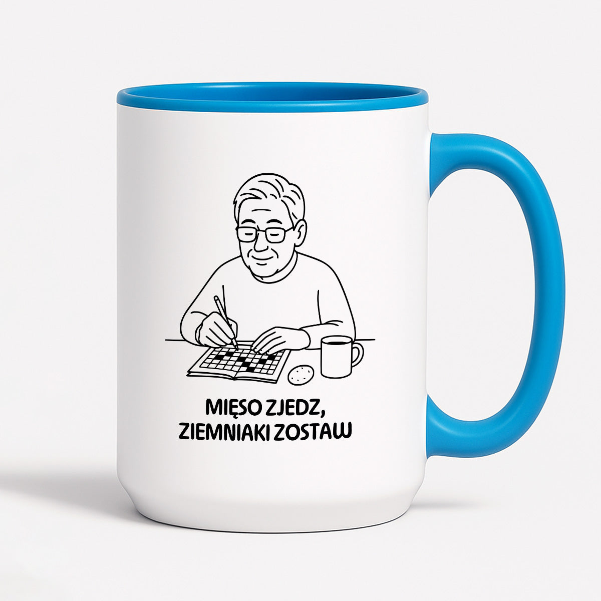 Kubek dla Babci / Dziadka - "Mięso zjedz, ziemniaki zostaw"