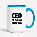 Kubek z nadrukiem - "CEO of doing nothing"