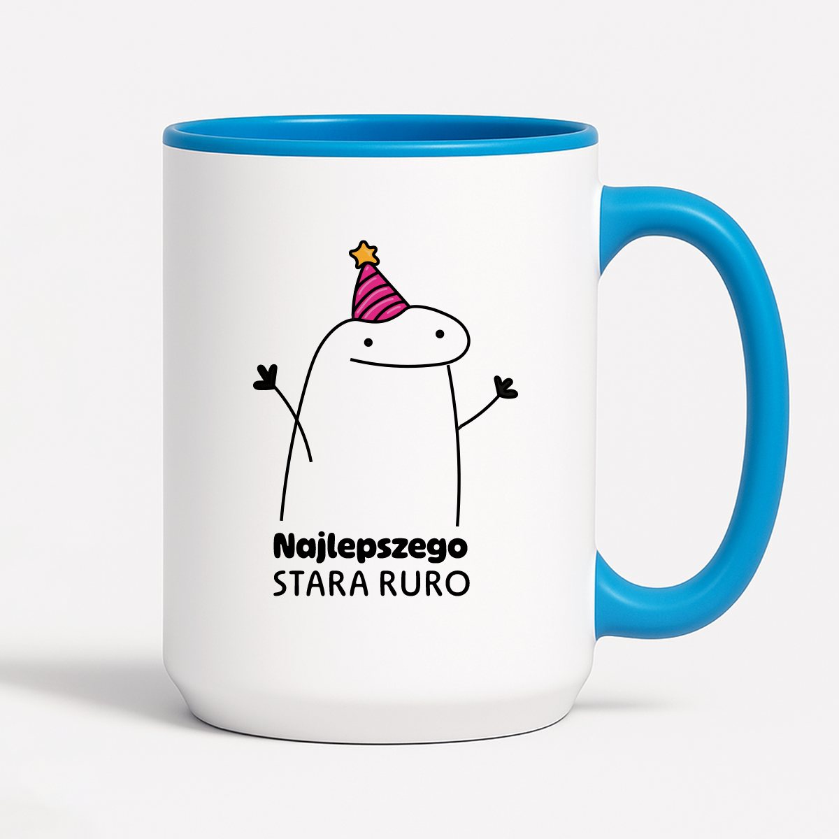 Kubek z nadrukiem - "Najlepszego stara ruro"