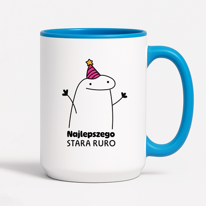 Kubek z nadrukiem - "Najlepszego stara ruro"