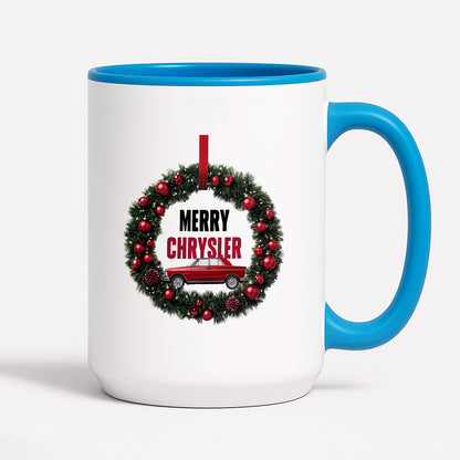 Kubek świąteczny mem "Merry Chrysler"