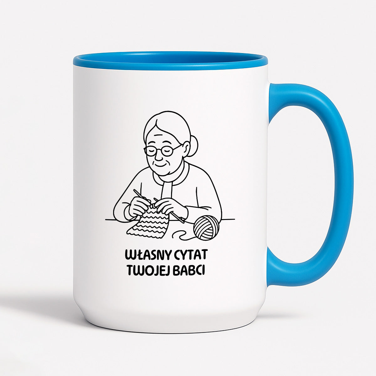 Kubek dla Babci / Dziadka - "Własny cytat"