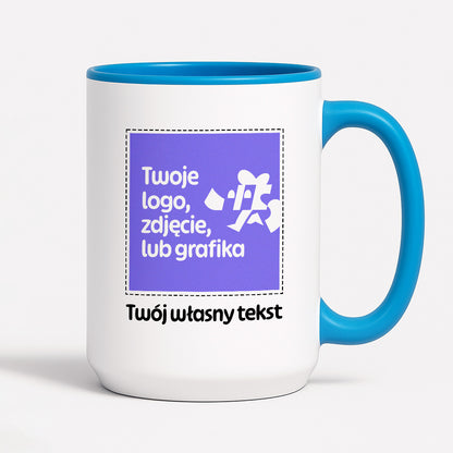 Kubek spersonalizowany z własnym zdjęciem / grafiką i podpisem