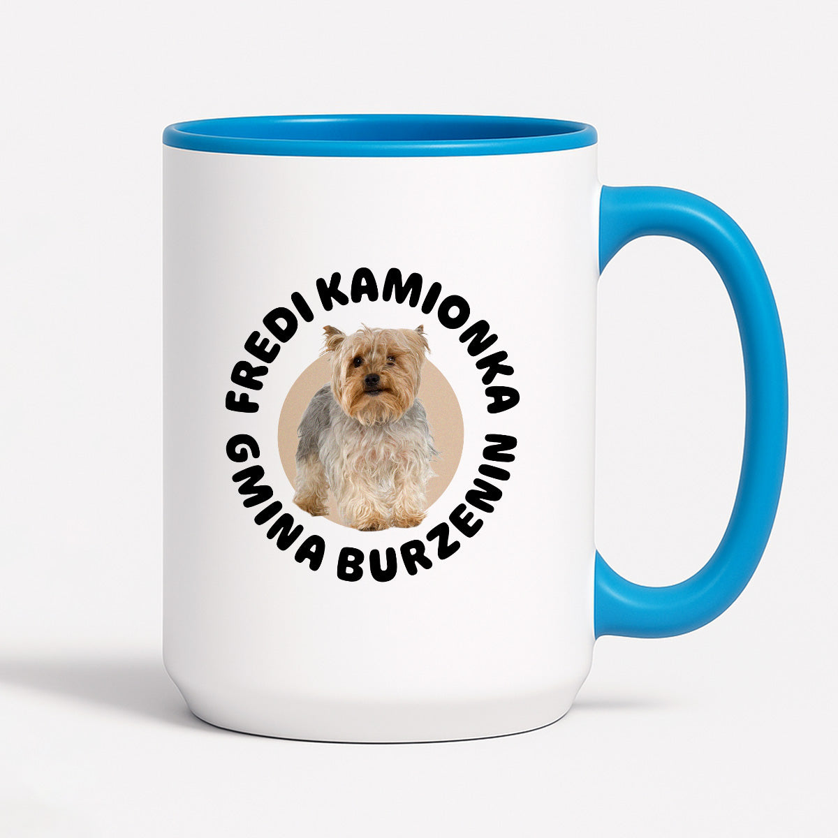 Kubek z nadrukiem - "Fredi Kamionka Gmina Burzenin"