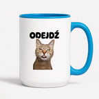 Kubek z nadrukiem - "Odejdź" KOT