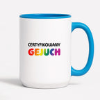 Kubek z nadrukiem - "Certyfikowany gejuch"