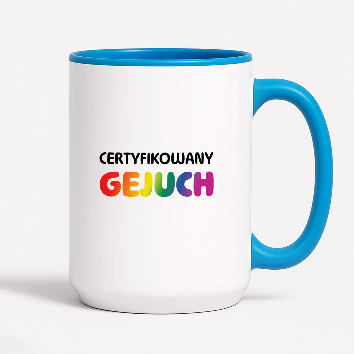 Kubek z nadrukiem - "Certyfikowany gejuch"