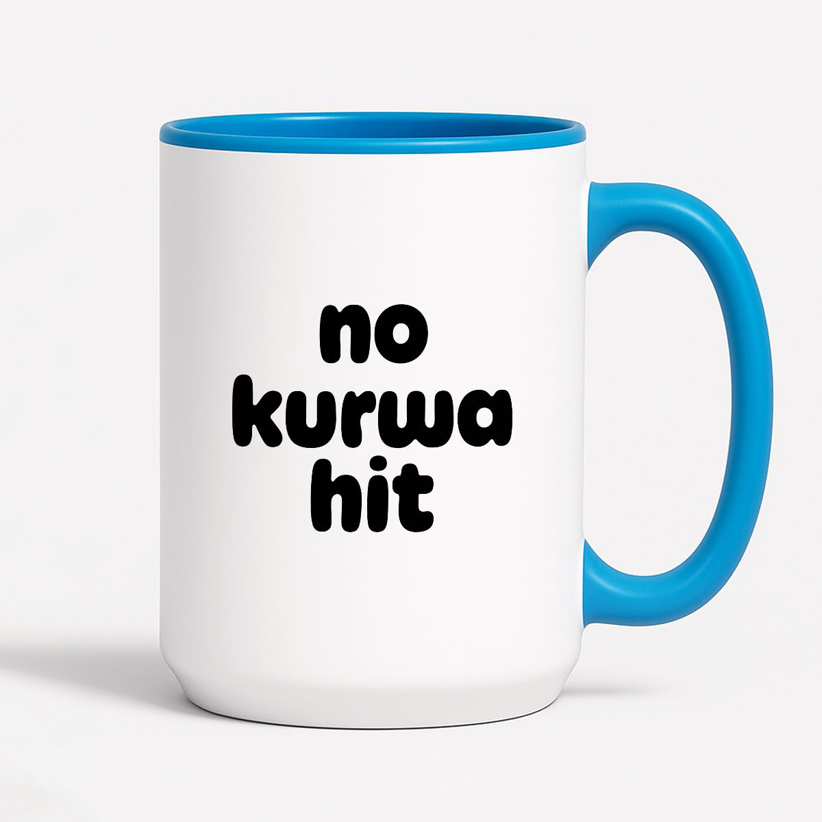 Kubek z nadrukiem - "no kurwa hit"