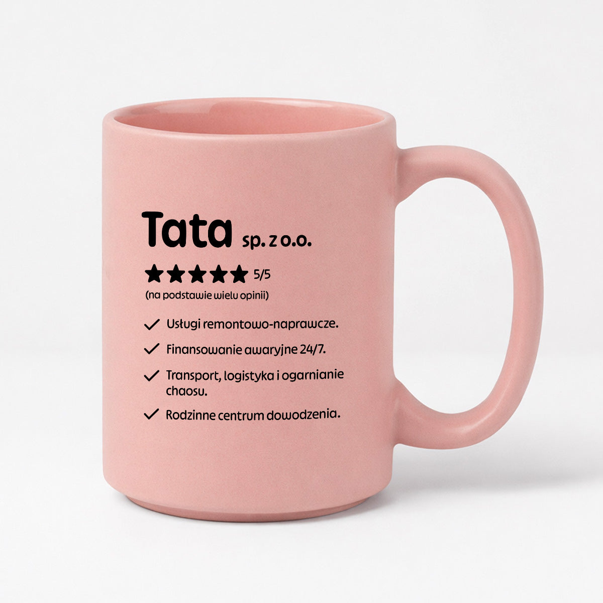 Kubek z nadrukiem - "Tata spółka z o.o."