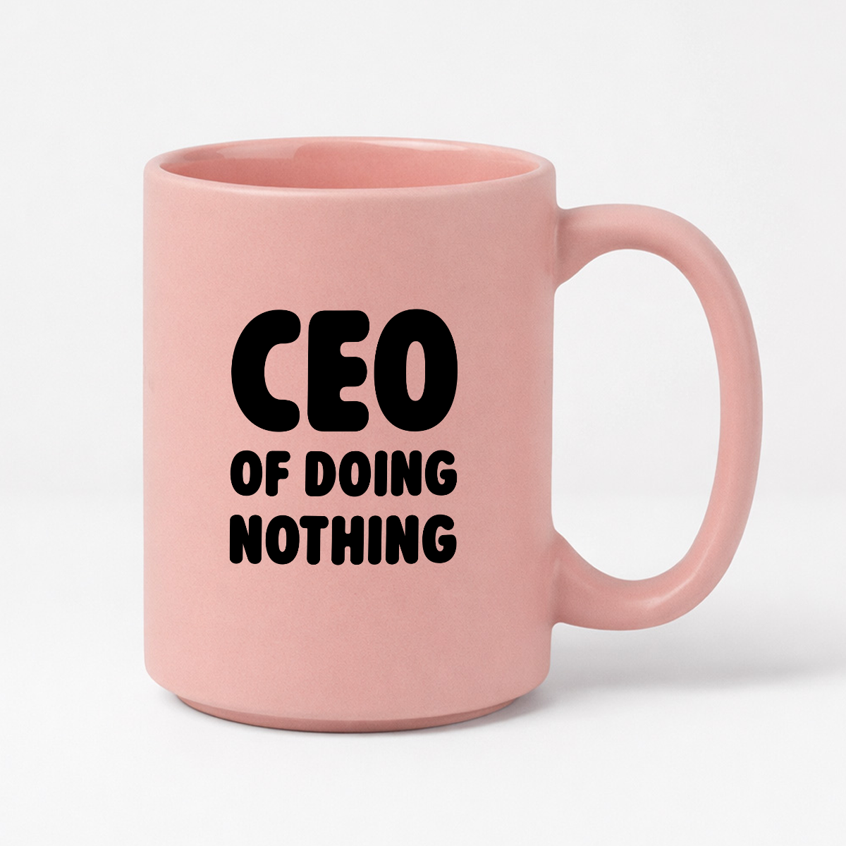 Kubek z nadrukiem - "CEO of doing nothing"