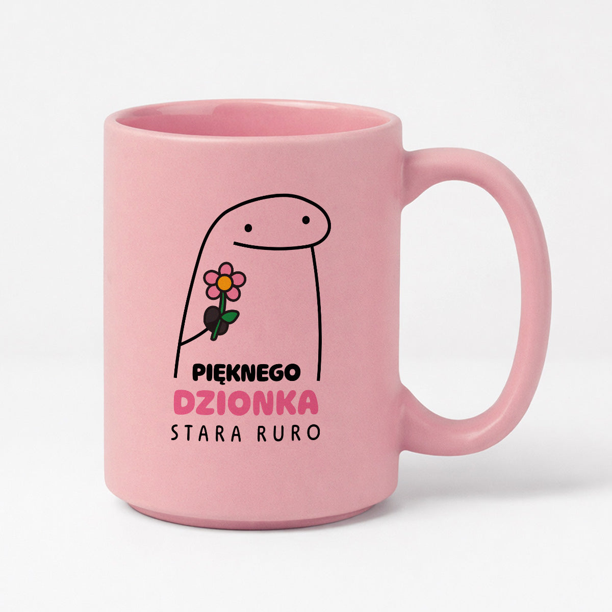 Kubek z nadrukiem - "Pięknego dzionka Stara Ruro"