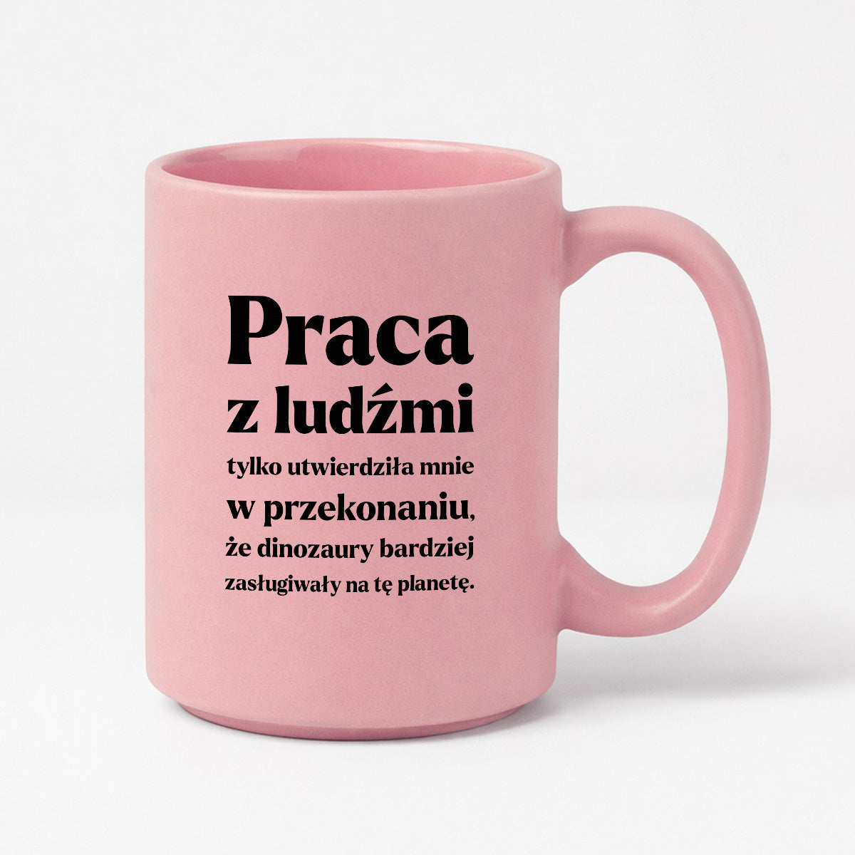 Kubek z nadrukiem - "PRACA Z LUDŹMI"