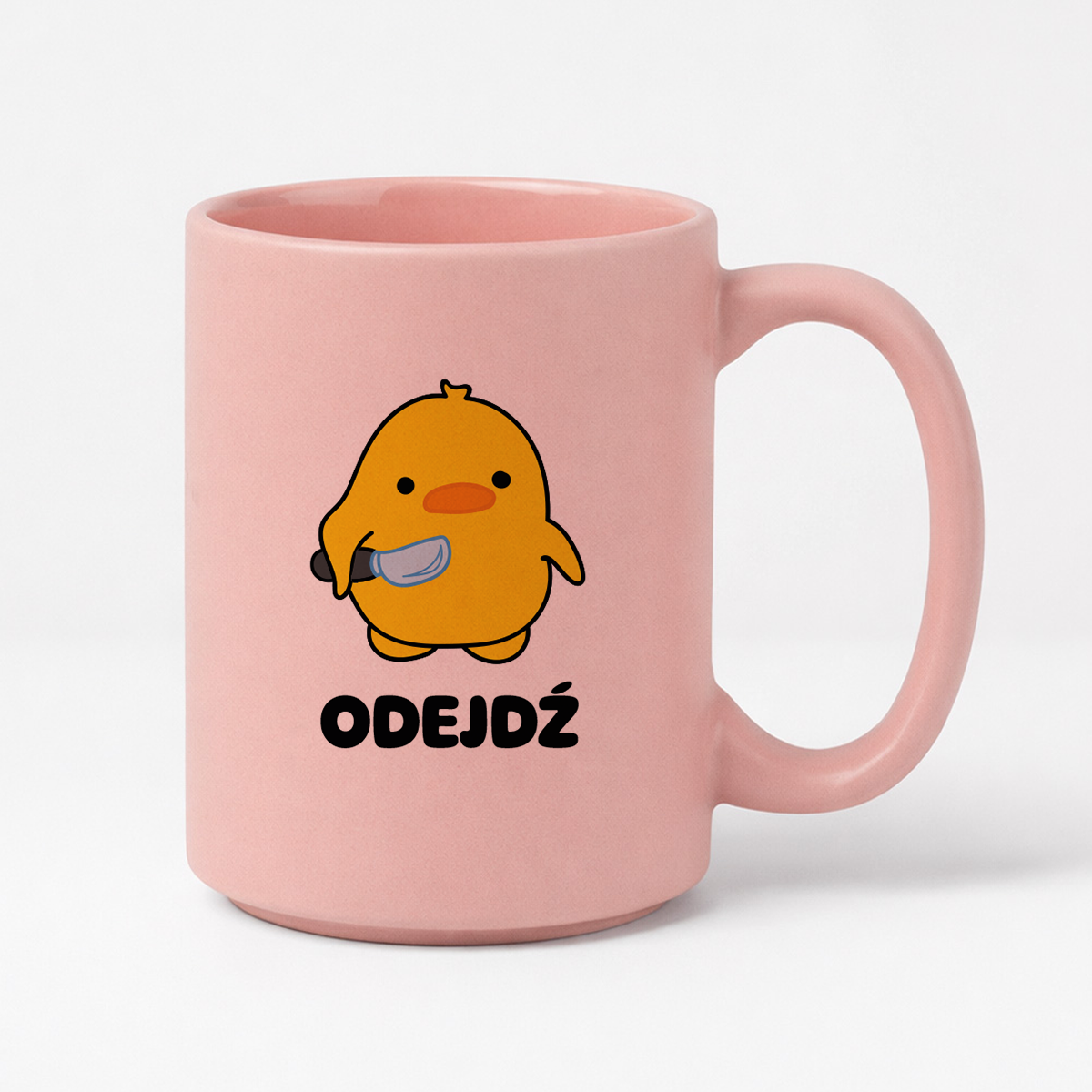 Kubek z nadrukiem - "Odejdź"