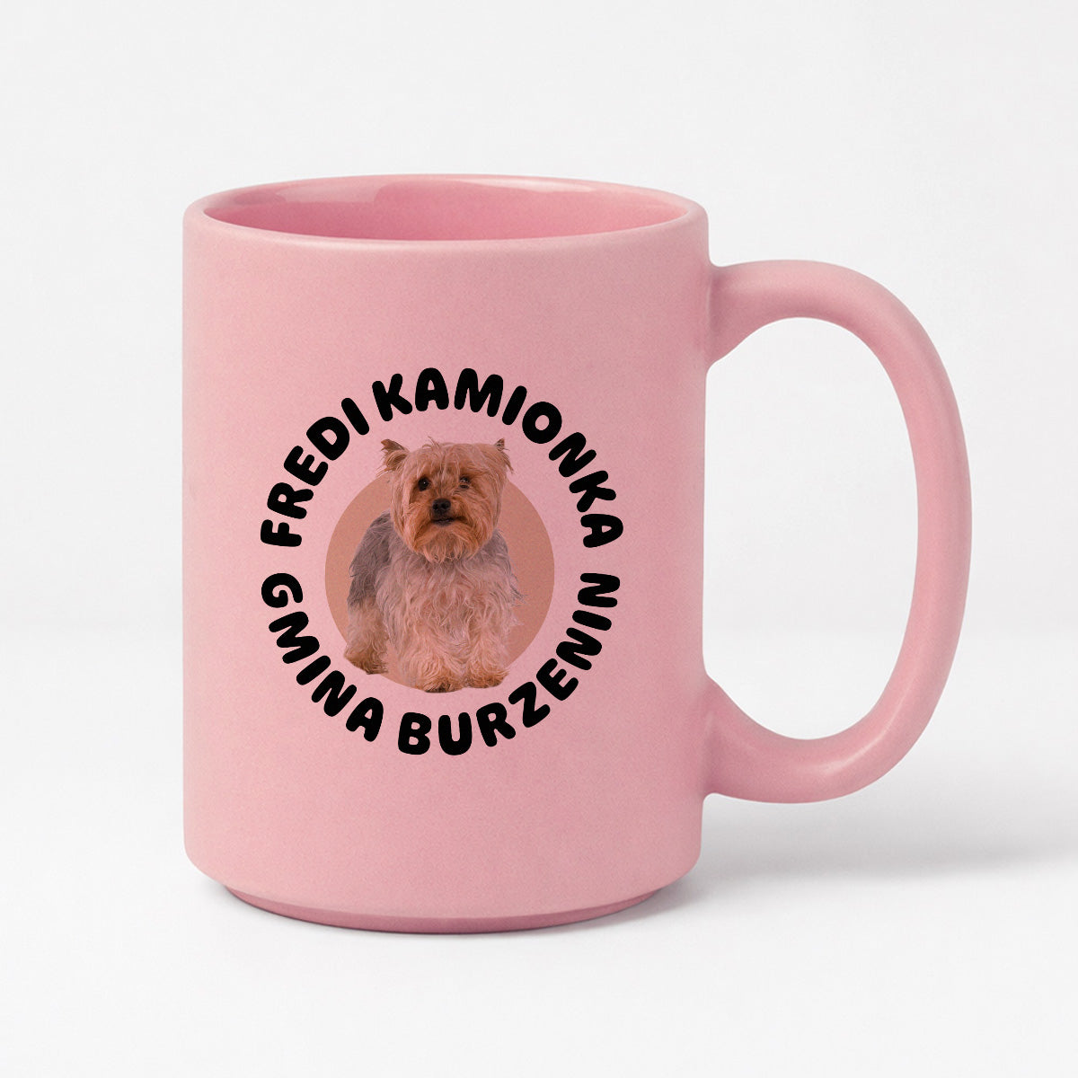 Kubek z nadrukiem - "Fredi Kamionka Gmina Burzenin"