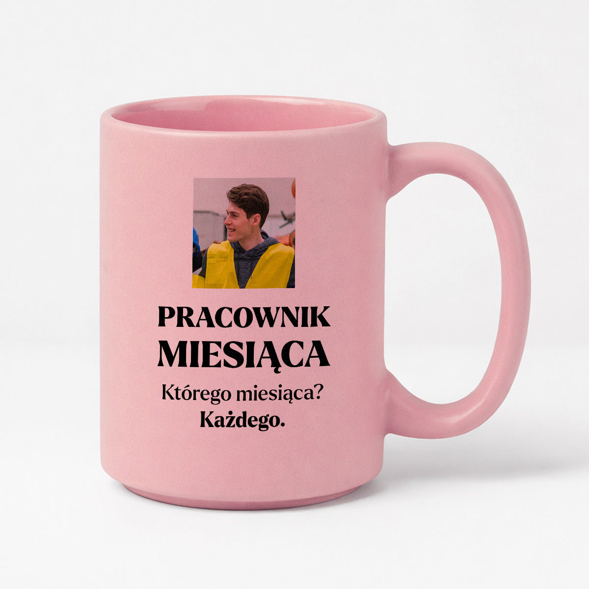 Kubek z nadrukiem - "Pracownik miesiąca ze zdjęciem"