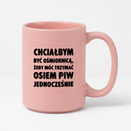 Kubek z nadrukiem - "Chciałbym być ośmiornicą"