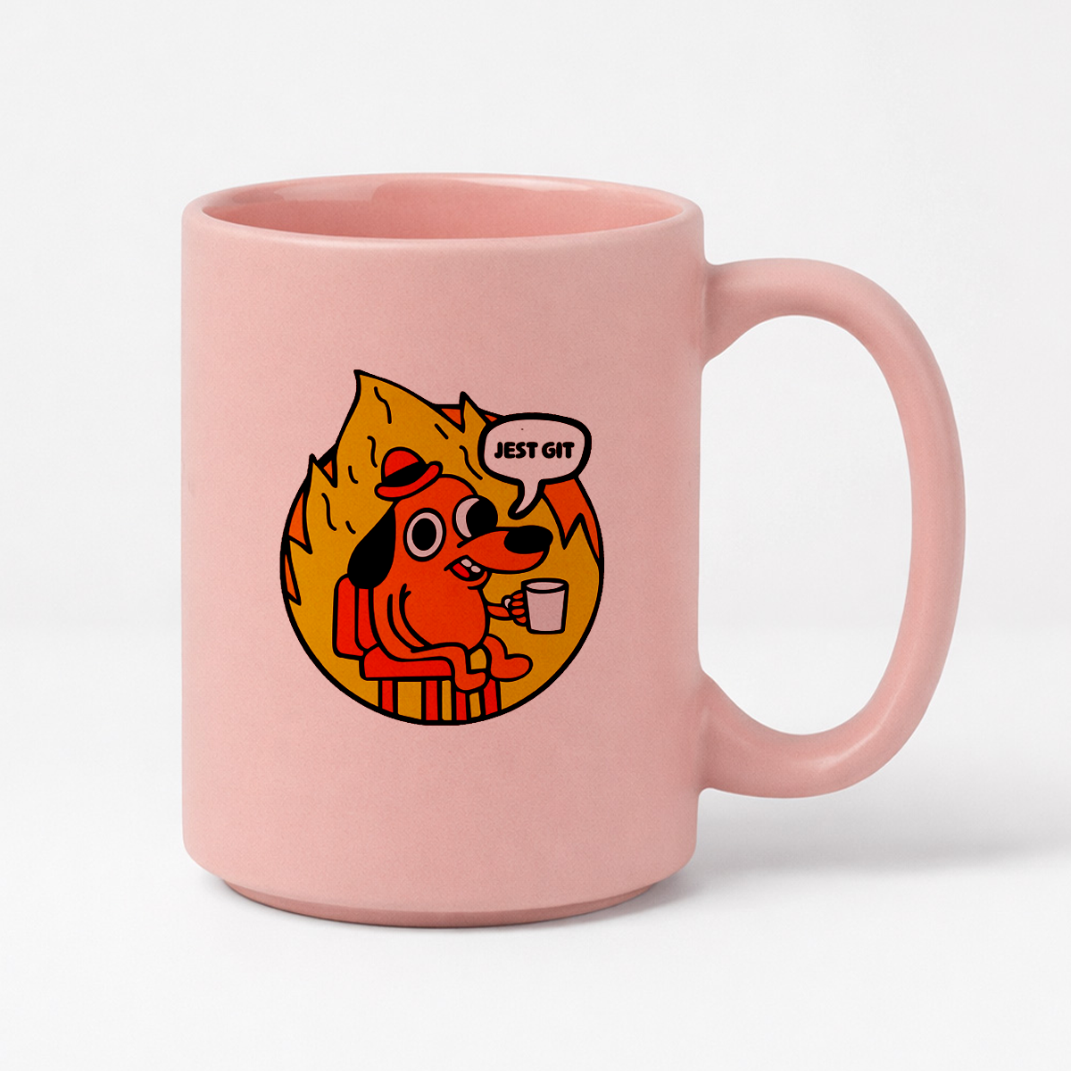 Kubek z nadrukiem - "Jest git"