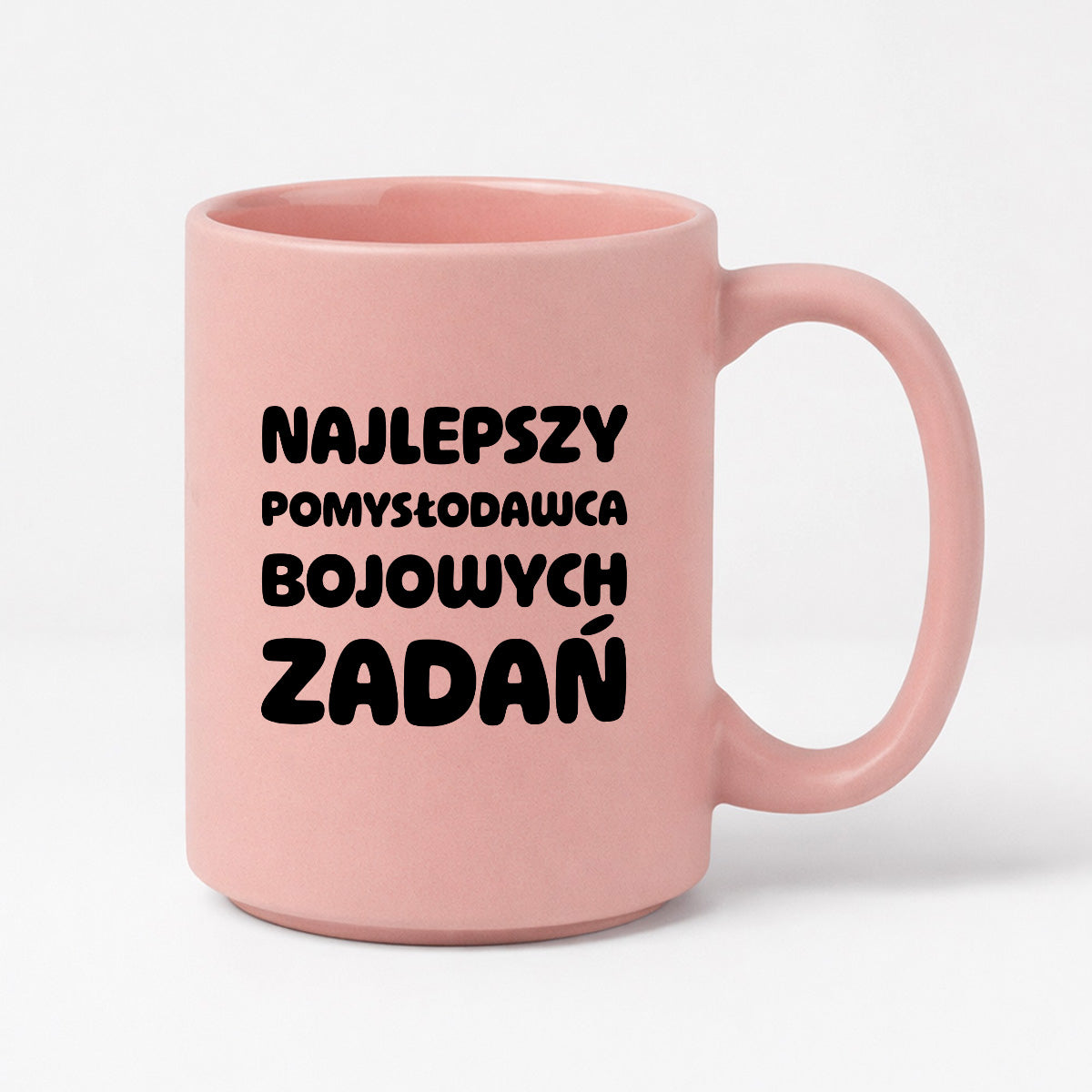 Kubek z nadrukiem - "Najlepszy pomysłodawca bojowych zadań"