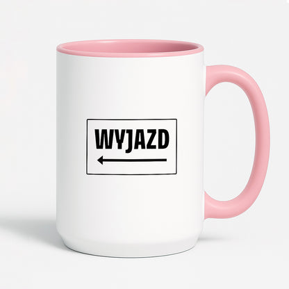 Kubek z nadrukiem - "Wyjazd"