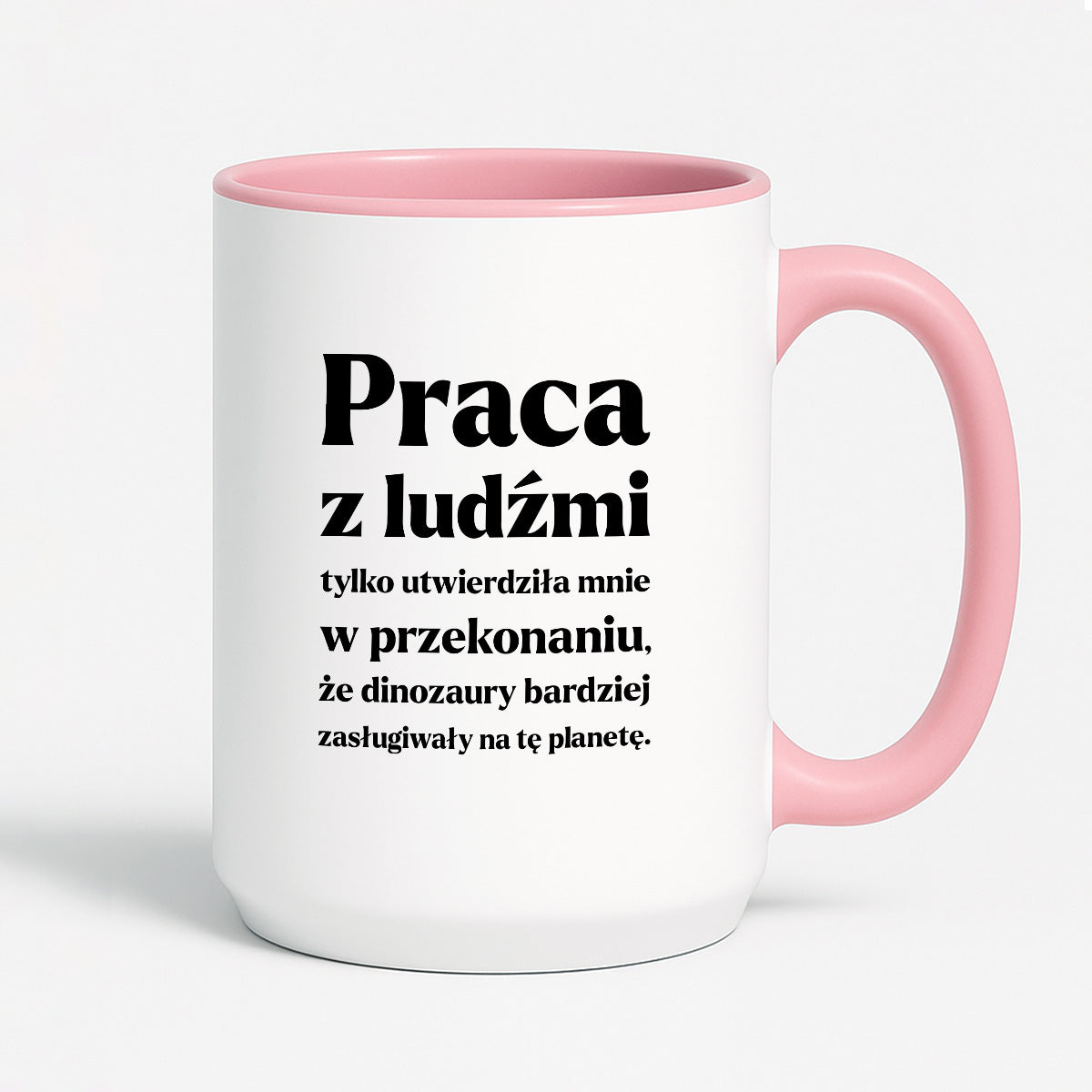 Kubek z nadrukiem - "PRACA Z LUDŹMI"