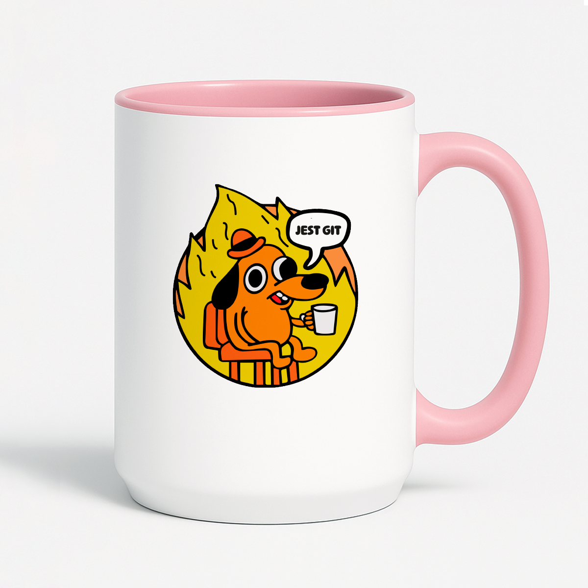 Kubek z nadrukiem - "Jest git"