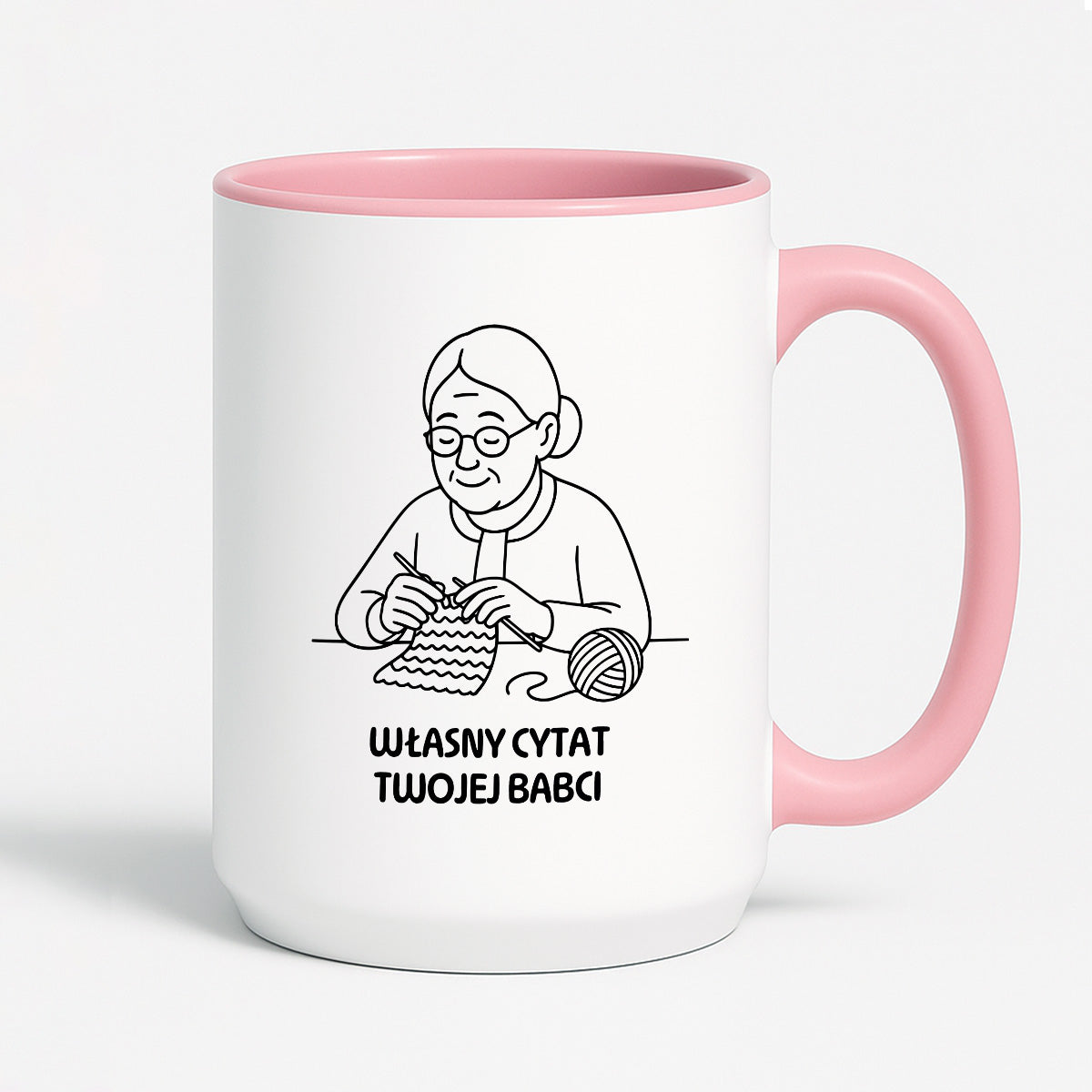 Kubek dla Babci / Dziadka - "Własny cytat"