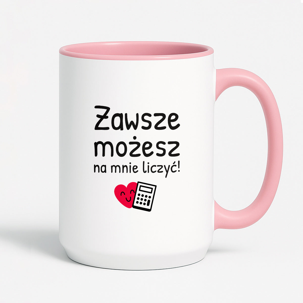 Kubek z nadrukiem - "Zawsze możesz na mnie liczyć"