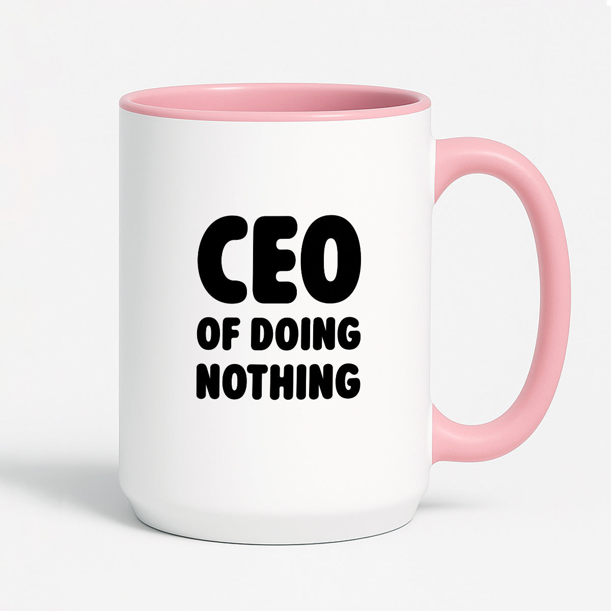 Kubek z nadrukiem - "CEO of doing nothing"