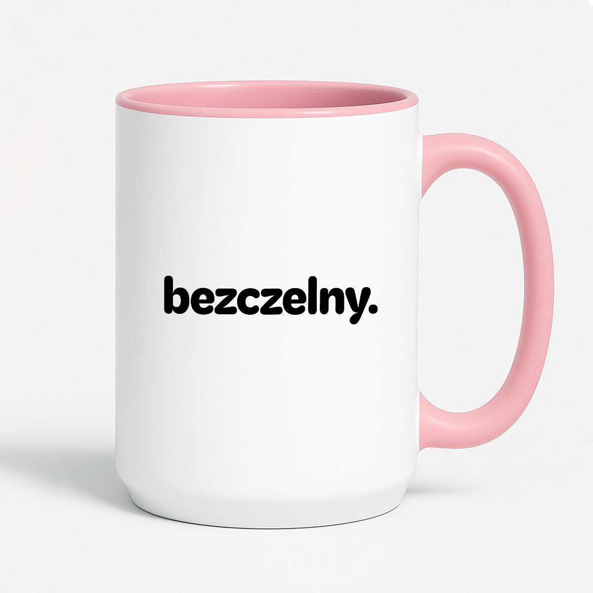 Kubek z nadrukiem - "bezczelny."
