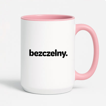 Kubek z nadrukiem - "bezczelny."