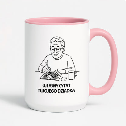 Kubek dla Babci / Dziadka - "Własny cytat"