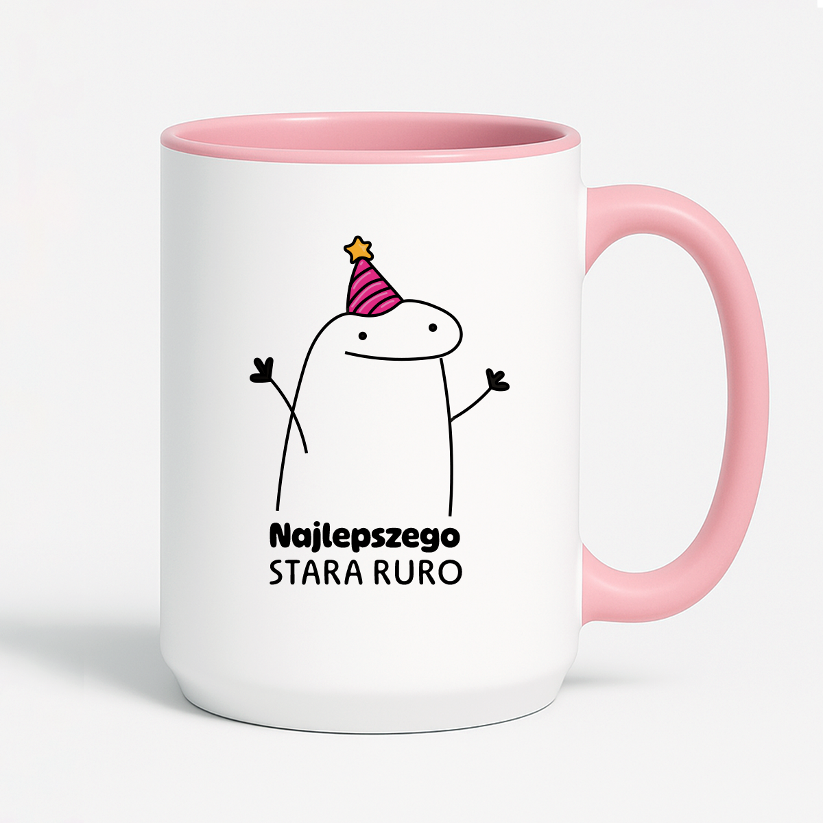 Kubek z nadrukiem - "Najlepszego stara ruro"