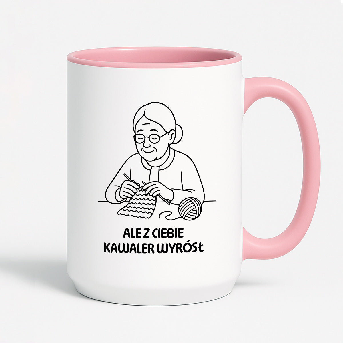 Kubek dla Babci / Dziadka - "Ale z Ciebie kawaler wyrósł"
