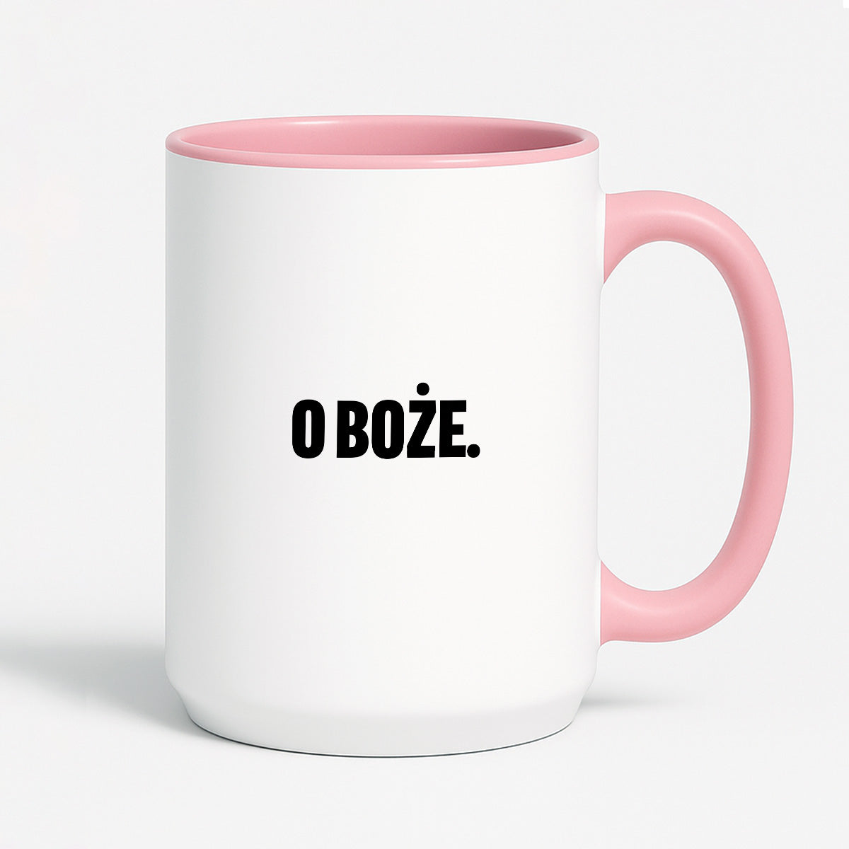Kubek z nadrukiem - "O Boże."