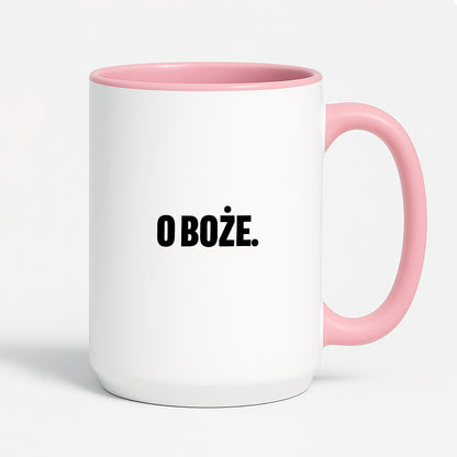 Kubek z nadrukiem - "O Boże."
