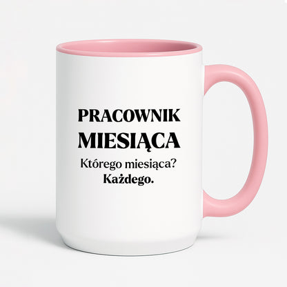 Kubek z nadrukiem - "Pracownik miesiąca"