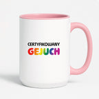 Kubek z nadrukiem - "Certyfikowany gejuch"