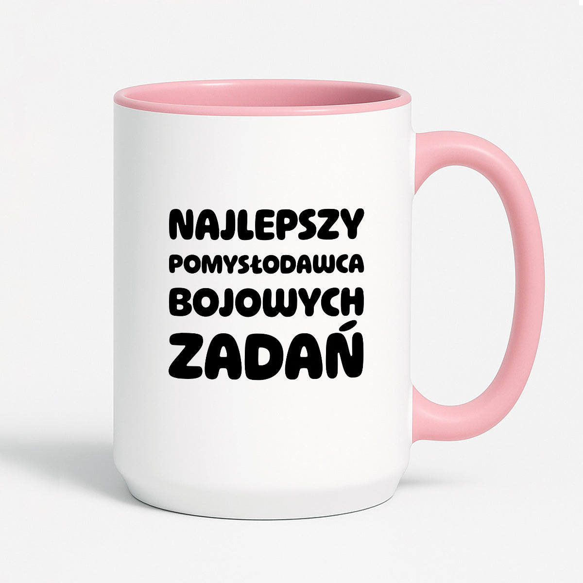 Kubek z nadrukiem - "Najlepszy pomysłodawca bojowych zadań"