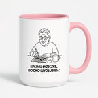 Kubek dla Babci / Dziadka - "Wyjmij łyżeczkę, bo oko wydłubiesz"