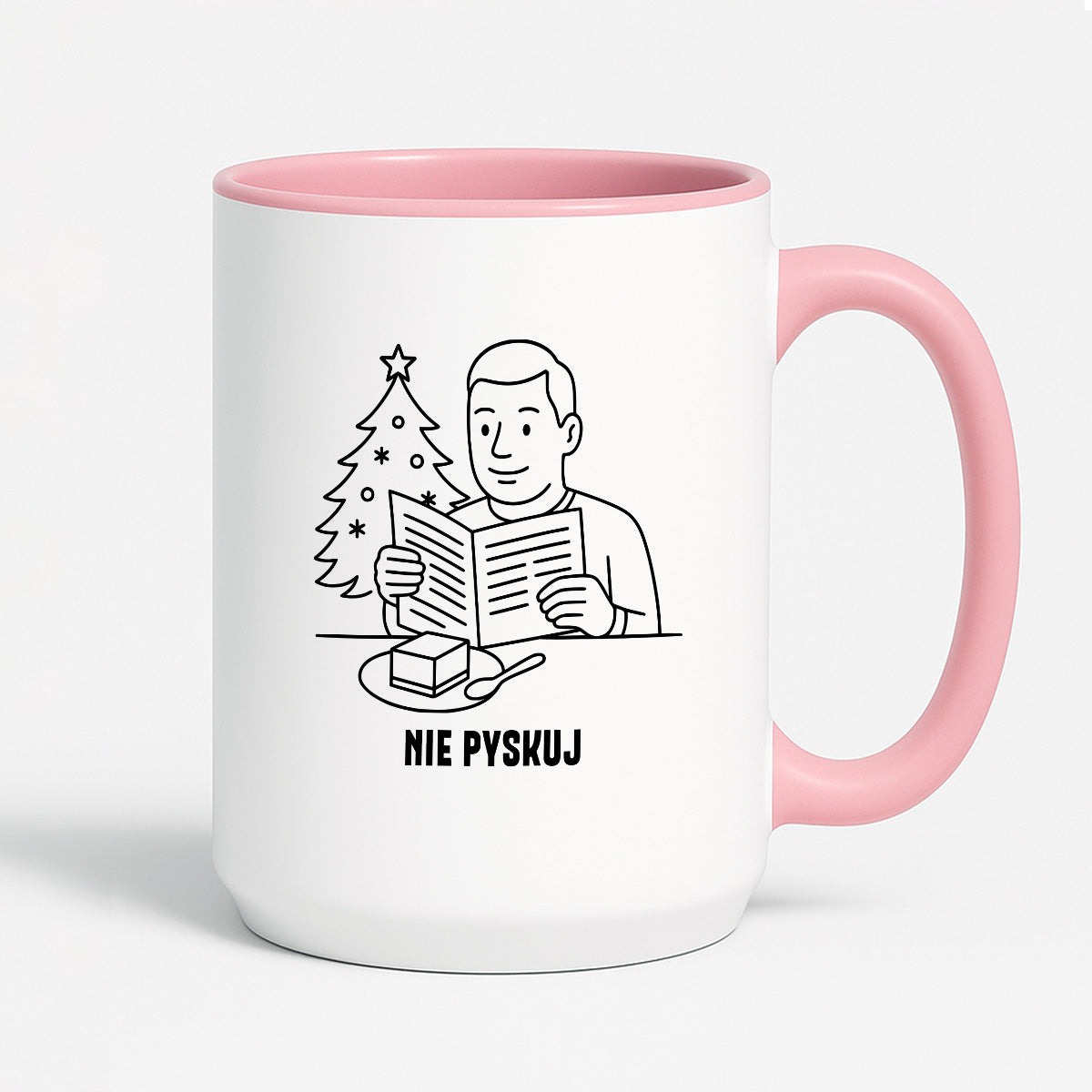 Kubek świąteczny z cytatem TATY - "Nie pyskuj"