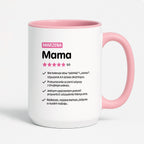 Kubek z nadrukiem - "Mama 5/5" z imieniem