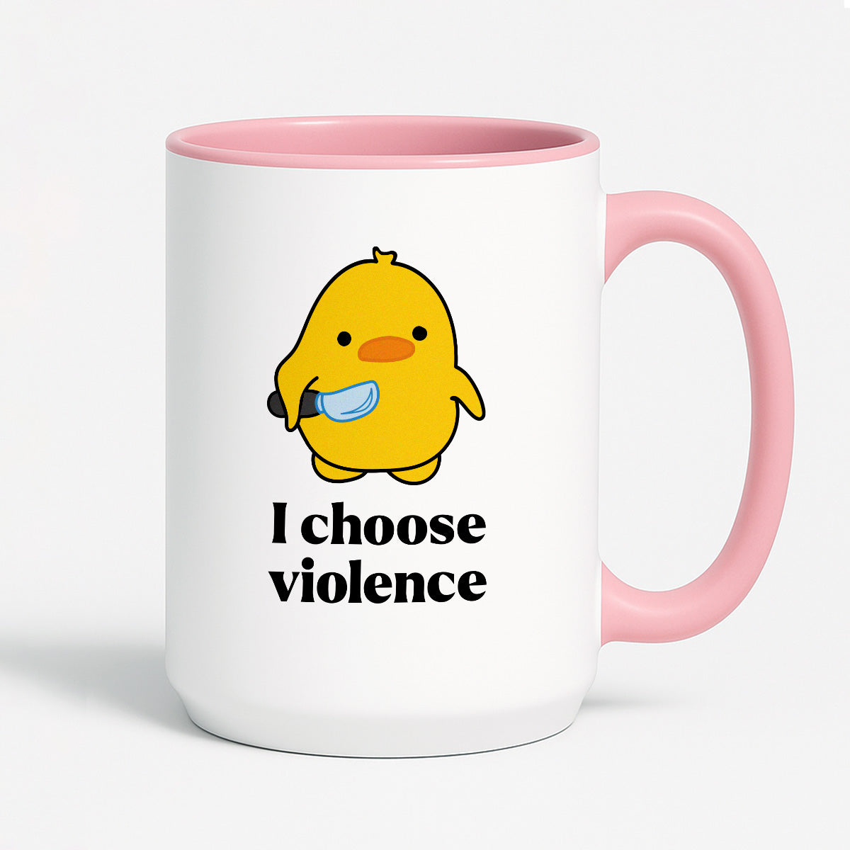 Kubek z nadrukiem - I choose violence