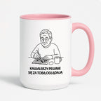 Kubek dla Babci / Dziadka - "Kawalerzy pewnie się za Tobą oglądają"